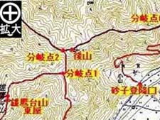 雄鷹台山ルート全地図