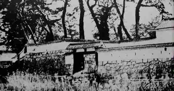 赤穂城本丸門古写真